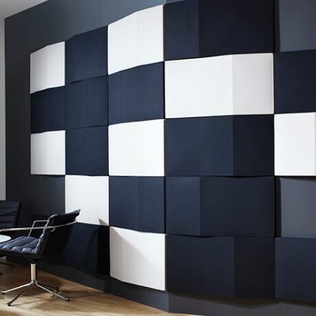 3D GeoMetri Acoustic Covered Wall Panels