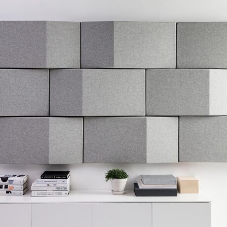 3D GeoMetri Acoustic Fabric Covered Wall Panels