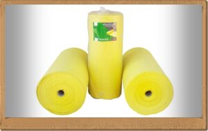 5mm sarı akustik şilte polietilen köpük rulo hali, şap altı ve parke altı darbe ses yalıtım malzemesi yüksek kaliteli görüntü
